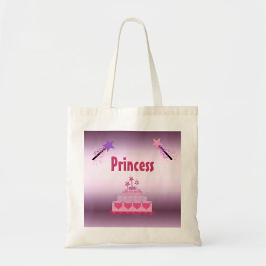 Princess Cake en Magic Wands Tote Bag (Voorkant)