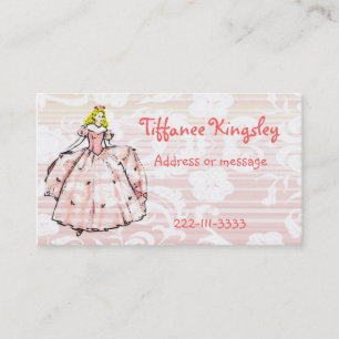 Princess Calling Card Contactkaartje