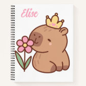 Princess Capybara Notitieboek (Voorkant)