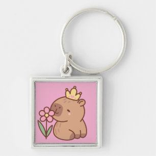 Princess Capybara Sleutelhanger