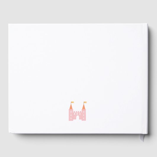 Princess Car wenst baby BabyShower-gastboek Gastenboek (Achterkant)