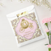 Princess Carriage Baby shower Bedankzakje (Gezegeld)