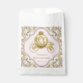 Princess Carriage Baby shower Bedankzakje (Voorkant)