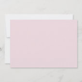 Princess Carriage Baby shower Kaart (Achterkant)