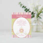Princess Carriage Bedankt Card (Flat) (Staand voorkant)