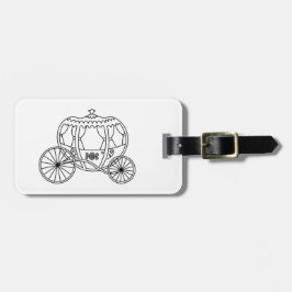 Princess Carriage, Black Coach. Bagagelabel
