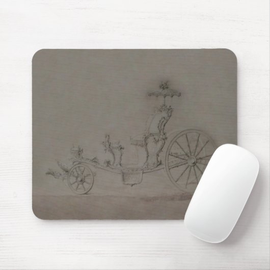 Princess Carriage - Mousepad Muismat (Met muis)