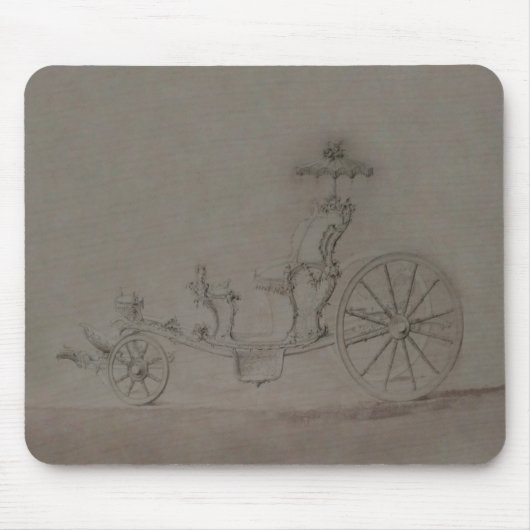 Princess Carriage - Mousepad Muismat (Voorkant)