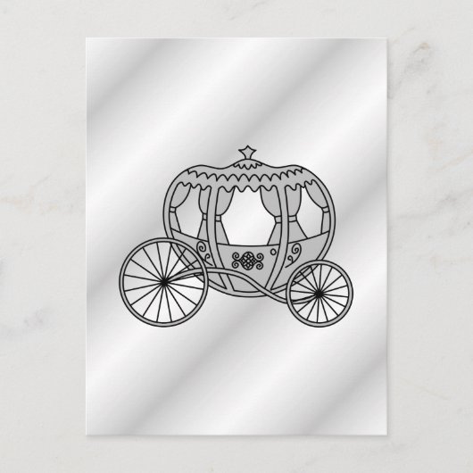 Princess Carriage of Grey Briefkaart (Voorkant)