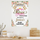 Princess Carriage Once Upon A Time Girl beroemd ge Poster (Keuken)