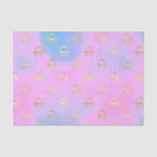 Princess Carriage Pastel Tissuepapier