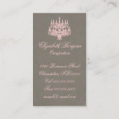 Princess Carriage ~ Visitekaartje (Achterkant)