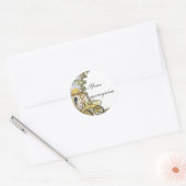 Princess Carriage Wedding Envelope Seals Labels (Envelop)