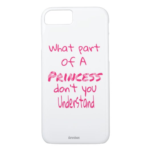 Princess Case-Mate iPhone Case (Achterkant)