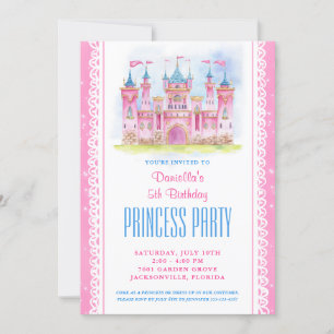 Princess Castle Birthday Kaart