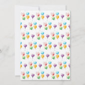 Princess Castle Birthday Party Invitation Kaart (Achterkant)