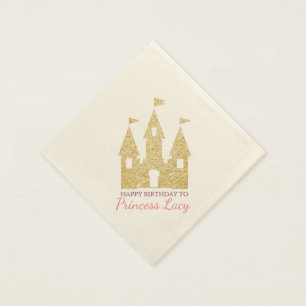 Princess Castle Birthday Party Servetten