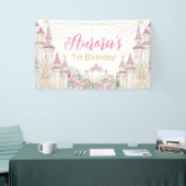 Princess Castle Carriage Birthday Banner Poster (Beurs)