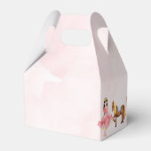 Princess Castle en Horse Birthday Party Bedankdoosjes (Achterkant)