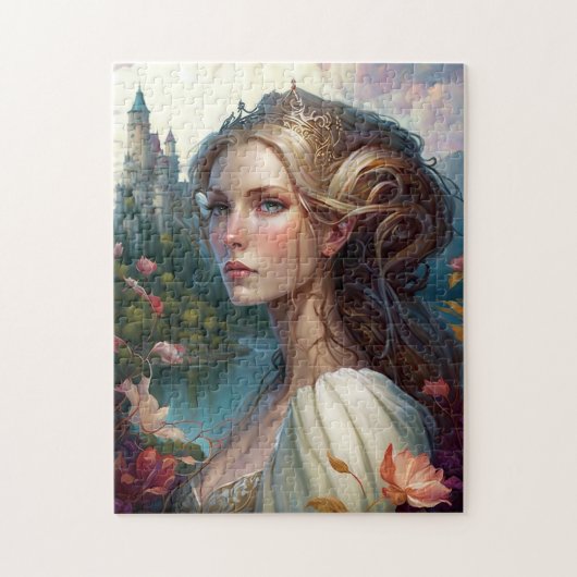 Princess Castle Fantasy Art Legpuzzel (Verticaal)