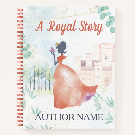 Princess Castle Fantasy Book Hoesje Notitieboek (Voorkant)