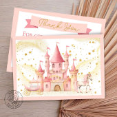 Princess Castle Flat Thank You Card