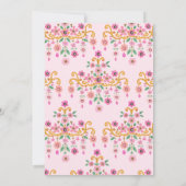 Princess Castle Girls Coquette Verjaardag Uitnodig Kaart (Achterkant)