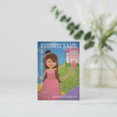 Princess Castle - Hang Labels & Visitekaartjes (*) (Staand voorkant)