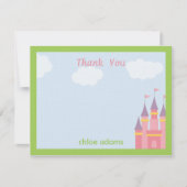 Princess Castle - Hartelijk dank Bedankkaart (Voorkant)