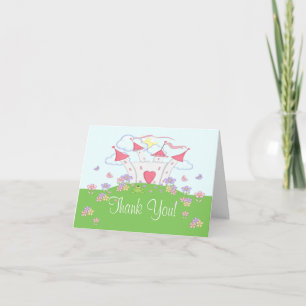 Princess Castle Hartelijk dank voor uw Fold Card Bedankkaart