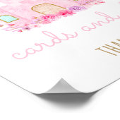 Princess Castle Kaarten en geschenken Verjaardagsb Poster (Hoek)