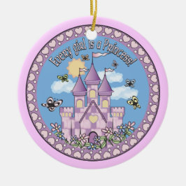 Princess Castle Keramisch Ornament