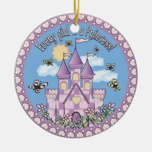 Princess Castle Keramisch Ornament