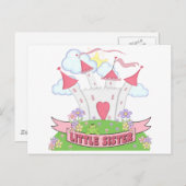 Princess Castle Little Sister Briefkaart (Voorkant / Achterkant)