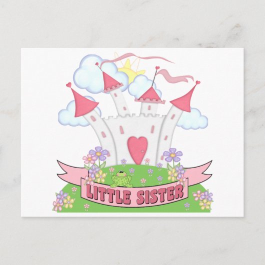 Princess Castle Little Sister Briefkaart (Voorkant)
