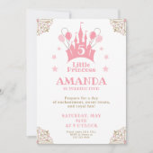 Princess Castle Magical Verjaardag Bash Kaart (Voorkant)