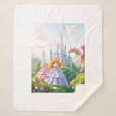 Princess Castle Meisjes Deken - Sprookjespeuter (Voorkant)