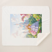 Princess Castle Meisjes Deken - Sprookjespeuter (Voorkant (horizontaal))