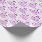 Princess Castle Naadloos Patroon Cadeaupapier (Hoek)