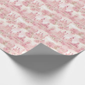 Princess Castle Naadloos Patroon Cadeaupapier (Hoek)