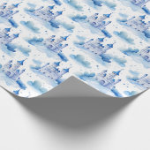 Princess Castle Naadloos Patroon Cadeaupapier (Hoek)