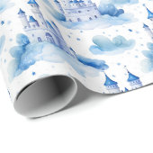 Princess Castle Naadloos Patroon Cadeaupapier (Rol Hoek)