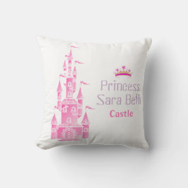 Princess Castle personaliseren met naam Kussen