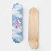 Princess Castle Persoonlijk Skateboard (Voorkant)