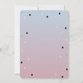 Princess Castle Pony verjaardagsuitnodiging Kaart (Achterkant)