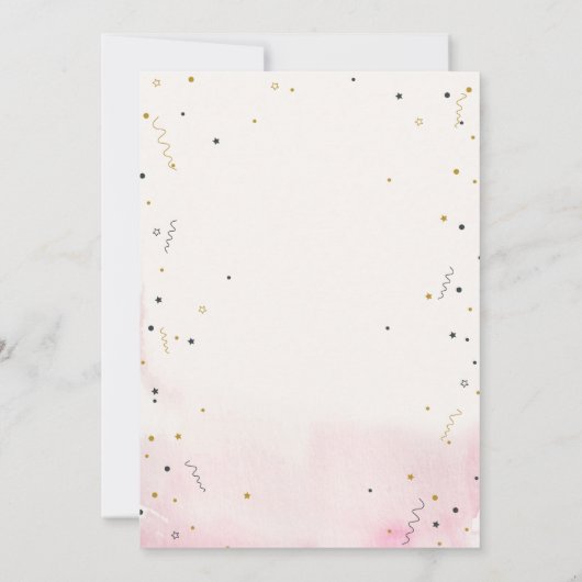 Princess Castle Pony Waterverf Kaart (Achterkant)