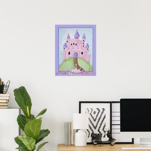 Princess Castle Poster (Thuiskantoor)