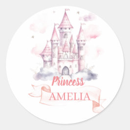 Princess Castle Ronde Sticker