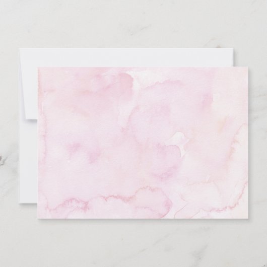 Princess Castle Roze Gouden Bloemen Verjaardag Bedankkaart (Achterkant)