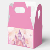 Princess Castle Roze Verjaardag Favorieten Doos Bedankdoosjes (Geopend)